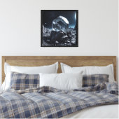 Impression sur toile 40x40 cm Moon Rocks-2 (Insitu(Chambre))