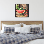 Impression sur toile 40x40cm  Pastèque (Insitu(Chambre))