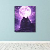 Impression sur toile 40x50 Faune céleste fantastiq (Insitu (Plancher de Bois))