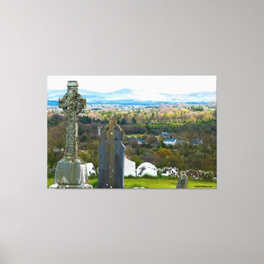 Impression sur toile 60 x40 Cimetière Old Kilculle (Recto)