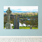 Impression sur toile 60 x40 Cimetière Old Kilculle (Insitu (Plancher de Bois))