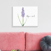 Impression sur toile à l'aquarelle de fleur de jac (Insitu(Salon))