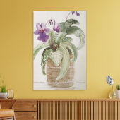 Impression sur toile à l'aquarelle de Primevère du (Insitu(Salon))