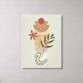 Impression sur toile Abstrait Botanique Minimalist (Recto)
