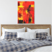 Impression sur toile abstraite 1963 (Insitu(Chambre))