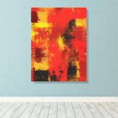 Impression sur toile abstraite 1963 (Insitu (Plancher de Bois))