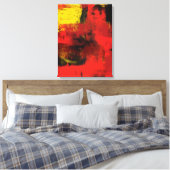 Impression sur toile abstraite 1965 (Insitu(Chambre))
