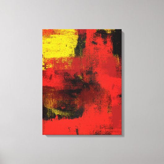 Impression sur toile abstraite 1965 (Recto)