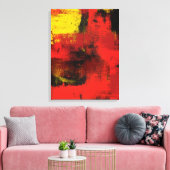 Impression sur toile abstraite 1965 (Insitu(Salon))
