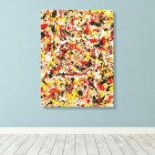 Impression sur toile abstraite Annelisa n° 7 (Insitu (Plancher de Bois))