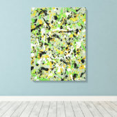 Impression sur toile abstraite Annelisa n° 8 (Insitu (Plancher de Bois))