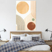 Impression sur toile abstraite boho 40" x 60" Art (Insitu(Chambre))