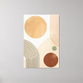 Impression sur toile abstraite boho 40" x 60" Art (Recto)