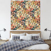 Impression sur toile abstraite étirée (Insitu(Chambre))