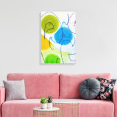 Impression sur toile abstraite moderne tendance de (Insitu(Salon))