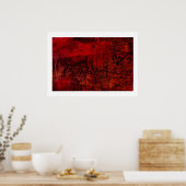 Impression sur toile abstraite originale - Art abs (Cuisine)