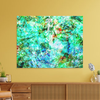 Impression sur toile abstraite paisible étirée,Rel