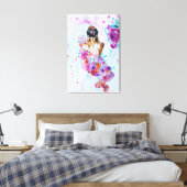 Impression sur toile Âme de fleurs (Insitu(Chambre))