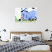 Impression sur toile Âne et Daisy (Insitu(Chambre))