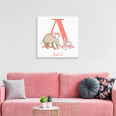 Impression sur toile Animal ABC A comme aardvark (Insitu(Salon))