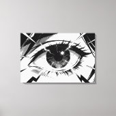 Impression sur toile Anime Eye Cracked Vision (Recto)