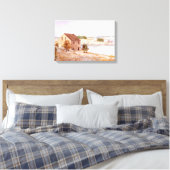 Impression sur toile aquarelle de la maison du pêc (Insitu(Chambre))