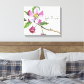 Impression sur toile aquarelle Fleur de pommier (Insitu(Chambre))