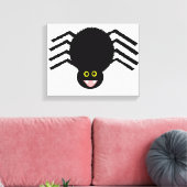 Impression sur toile Araignée noire (Insitu(Salon))