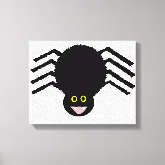 Impression sur toile Araignée noire (Recto)