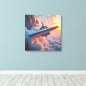 Impression sur toile (Au-dessus des nuages) (Insitu (Plancher de Bois))