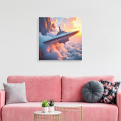 Impression sur toile (Au-dessus des nuages) (Insitu(Salon))