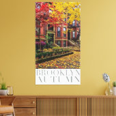 Impression sur toile Automne Brooklyn (Insitu(Salon))