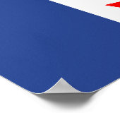 Impression sur toile avec le drapeau de Toronto, C (Coin)