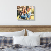 Impression sur toile avec superposition de typogra (Insitu(Chambre))
