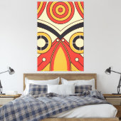 Impression sur toile aztèque tribale plate (Insitu(Chambre))