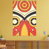 Impression sur toile aztèque tribale plate (Insitu(Salon))