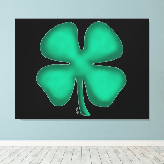 Impression sur toile Black Irish (Insitu (Plancher de Bois))