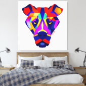 Impression sur toile blanche du chien d'Alexandre (Insitu(Chambre))