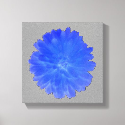 Impression sur toile Blue Marigold (Recto)