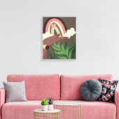 Impression sur toile Boho Rainbow pour amateurs de (Insitu(Salon))