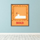Impression sur toile Bold Baldie (Insitu (Plancher de Bois))