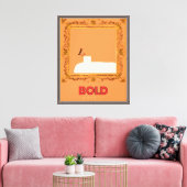 Impression sur toile Bold Baldie (Insitu(Salon))