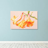 Impression sur toile botanique d'art fin de lys gr (Insitu (Plancher de Bois))