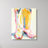 Impression sur toile Bottes de Cowgirl Ouest améri (Recto)