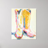 Impression sur toile Bottes de Cowgirl Ouest améri (Recto)