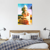 Impression sur toile Bouddha zen tropical (Insitu(Chambre))