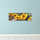 Impression sur toile Bouquet Floral Doré (Insitu (Plancher de Bois))