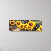 Impression sur toile Bouquet Floral Doré (Recto)