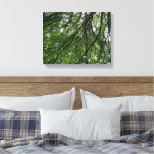 Impression sur toile Branches et Feuilles (Insitu(Chambre))