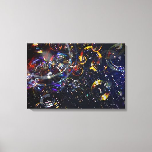 Impression sur toile Bubbles 24×16 (Recto)